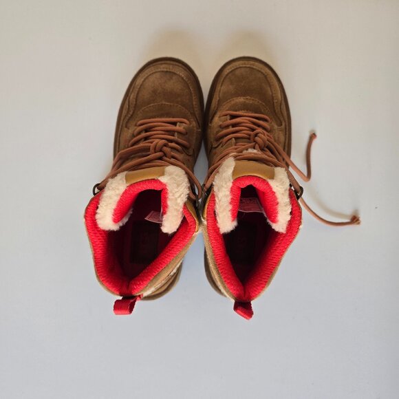 UGG Highland Hi Heritage Brown Suede Women's Boots size 6.5 - Picture 2 of 10